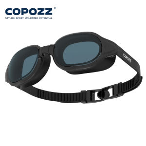 COPOZZ 2025 Anti-fog Swimming Goggles Whole Shaped Lens UV Protection with Big Silicone Frame Swimming Glasses for Men and Women