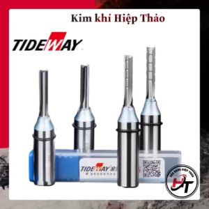 Mũi phay CNC cắt gỗ dao phay 3 cánh 2 me thẳng và Xoắn TCT Tideway 34568mm MCCNC-TW