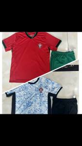 Pasukan Negara Baru 24-25 Portugal C Luo Pakaian Bola Sepak Set Pakaian Kanak-kanak Dewasa Dalam dan Luar Tempat football jersey for men