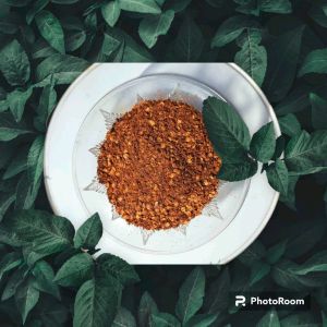 พริกป่น พริกกะเหรี่ยงคั่วเตาถ่านโครตเผ็ด(เจ) พริกกะเหรี่ยง พริกคั่วออแกนิคไม่ใช้สารเคมี ขนาด20กรัม