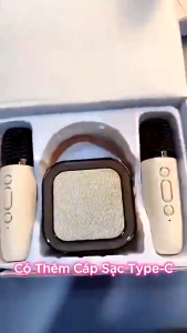 Loa Bluetooth Karaoke Mini K12 Kết Hợp Dùng Để Nghe Nhạc Và Hát Karaoke Vô Cùng Độc Đáo Pin Trâu