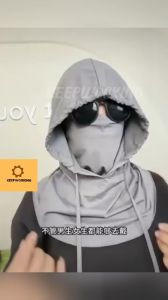 KEEPWORKING Face Mask Sun UV Protection Hood Breathable Full Head Mask Face Cover for Men Women Cycling Skiing Fishing