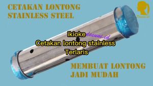 cetakan lontong stainlees steel tebal ukuran 15x4 cm 20x4 cm