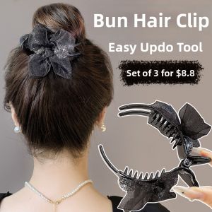 Hair Clip for Bun and Updo Hairstyling
