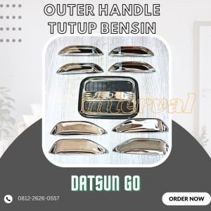 Outer Mangkok Pintu Mobil Datsun Go Chrome Cover DatsunGo