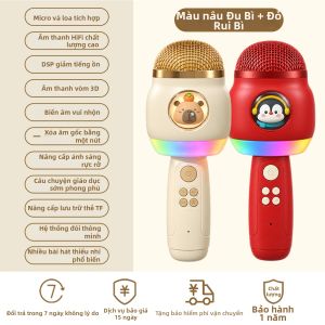 LELEYU | Combo Micro & Loa Karaoke cho Trẻ Em