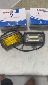 Đèn Led trợ sáng ô tô xe máy RUNLAI. Led gù ngắn 24v mắt điện 12-24v dùng chung.