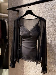 French Lace Tank Two-piece Outfit
