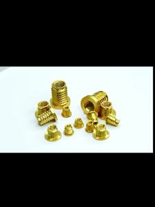 Ốc Ren Đồng Thau Khía Răng Cưa M3 M4 M5 M6 Đai Ốc Mặt Bích Đồng Ép Nguội Chống Tuột Cho Gỗ Nhựa