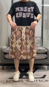 DH HOME กางเกงขาสั้นแฟชั่นน่ารัก สามารถสวมใส่ได้ทั้งชายหญิง ลวดลายสมัยใหม่ใส่สบาย QC-DK8016