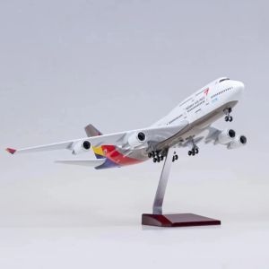 47Cm B747 Asiana Mô Hình Máy Bay Tỉ Lệ 1:157 Nhựa Máy Bay Chở Khách Đồ Chơi Cho Bé Trai Trẻ Em Bộ Sưu Tập Thương Hiệu ZOCO