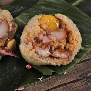 Freshly Made Handcrafted Meat and Bean Paste Zongzi