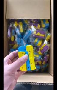 Superhero decompression rotating rebound toy