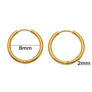 10pcs Stainless Steel Huggie Hoop Earrings Small Hypoallergenic For DIY Women Simple Cartilage Stud Earrings Jewelry Making