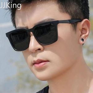 【JJKing】shades for Men Sun Protection Driving and Riding Anti-UV Sunglasses for Gentlemens Original Handsome New Korean Style Outdoor Leisure
