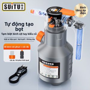 BONINGYU | Súng Xịt Bọt Áp Suất Cao Điện Tử Dùng Cho Máy Rửa Xe