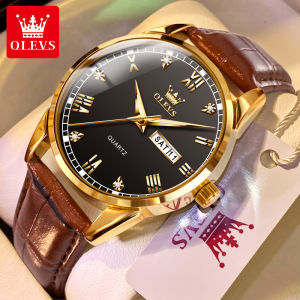 OLEVS | Waterproof Simple Business Student Quartz Watch Leather Strap