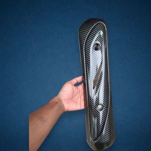 Black carbon tutup tameng knalpot vario 110 karbu