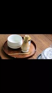 Matcha Bamboo Whisk Scoop Whisk Holder Matcha Bamboo Bowl Chinese Tools Accessories Whisk Brush Tool For Green Tea Powder