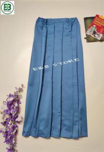 Rok rempel sma warna abu bahan elemen