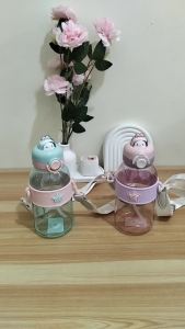 Botol Minum Anak Karakter Kelinci Tumblr Minum Rabbit Anak Lucu Botol Sekolah Viral/ YH-8034