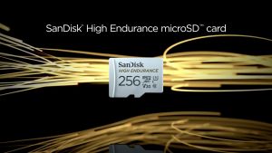 Sandisk High Endurance microSD Cards: 512GB, 128GB & 64GB