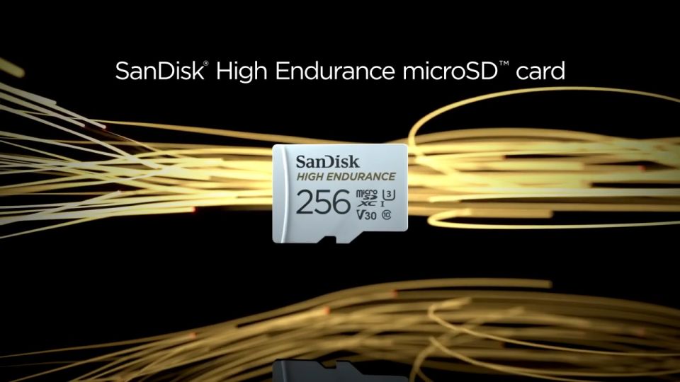 Sandisk High Endurance microSD Cards: 512GB, 128GB & 64GB