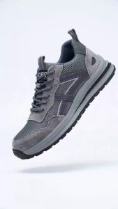Mens Safety Shoes Puncture Resistant Work Boots Fashionable Sports Shoes lightweight Protective Shoes