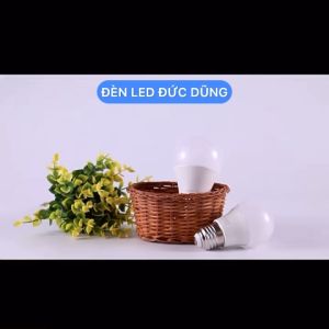 COMBO 10 BÓNG KÍN NƯỚC 3W 5W 7W 9W 12W ĐUI E27 Ánh Sáng Trắng/ Vàng - Siêu Sáng Siêu Tiết Kiệm Điện