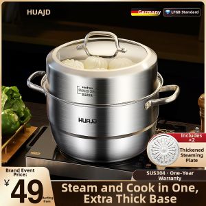 HUAJIDA | Multi-use Thickened Stainless Steel Soup Pot Home Cookware