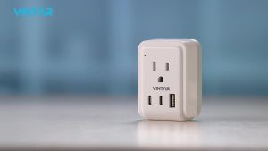 Good product2 Pack European Travel Plug Adapter VINTAR Foldable International Power Plug with 2 AC Outlets 3 USB Ports(2 USB C)Type C Travel Essentials Charger for US to Most of Europe EU Italy Spain France1