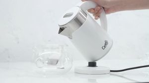 CEFLAR กาต้มน้ำไฟฟ้า Electric kettle 0.8 ลิตร ร้อนไว ตัดไฟอัตโนมัติ ประหยัดไฟ (CG-05)