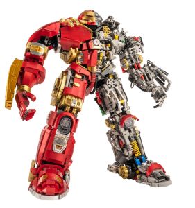 KHEZI | Superhero Anti-Hulk MK44 Semi-Translucent Mech Building Toy
