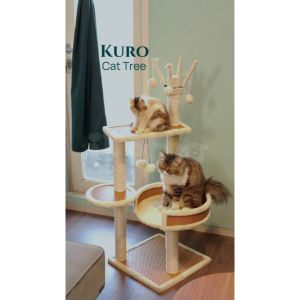 Rumah Kucing / Cat Tree Condo / KURO Cat Tree - ISIRUMA
