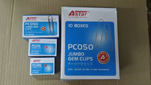 PENGUIN ASTAR Triangle Paper Clip 25mm/31mm/50mm/Jumbo Clip
