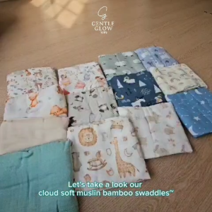 🇸🇬 Made in SG - Newborn Baby Muslin Swaddle Ultra Soft Bamboo Muslim Swaddle Blanket