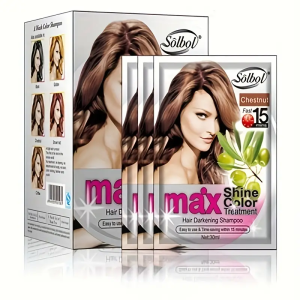 10 Chiếc 30Ml Tự Nhiên Thuốc Nhuộm Tóc Đen Dầu Gội Thảo Dược Bán Vĩnh Cửu Màu Tóc Kem Dành Cho Nữ & Nam Thân Thiện Với Môi Trường Tóc Màu