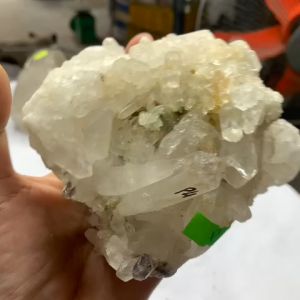 chùm thạch anh pha lê trắng tự nhiên nguyên sinh đá Việt P4