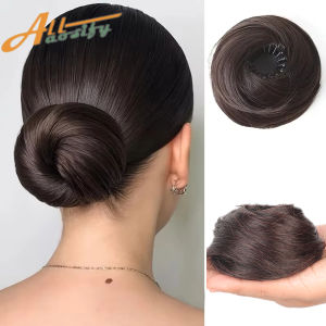 Tóc Giả Búi Rối Kiểu Donut Nhỏ Kẹp Tóc Tiện Dụng Dành Cho Nữ Kiểu Tóc Tổ Chim Có Thể Thu Gọn