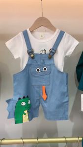 ชุดเด็กชายฤดูร้อน เสื้อยืดได โนเสาร์ 2ชิ้น สาว เซต 25 ซมูก ราคา 699 บาท