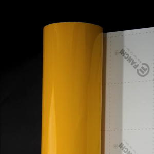 50Cm Sticker FANCHI SG223 ID-8215 PET Super Glossy Crystal Sunflower Yellow / Meter