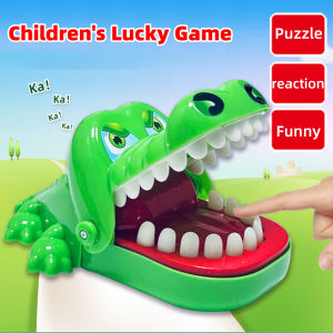 Crocodile Teeth Toys Childrens Crocodile Bites Fingers Reaction Training Novelty Childrens Lucky Game Trick Decompression Toy