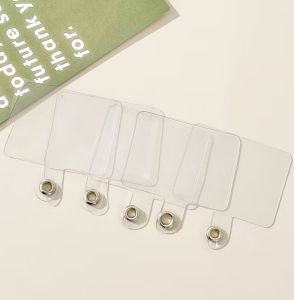 Tag nhưa trong suốt hổ trợ gắn dây đeo điện thoại