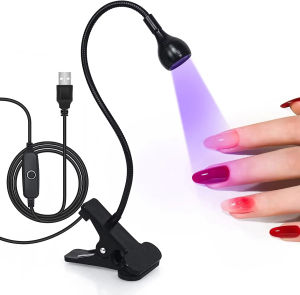 Led Ultraviolet Lights UV Nail Lamp 395nm UV Led Desk Lamp Black Light Manicure Dryer UV Curing Light USB Portable Clamp