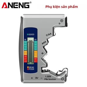 Máy Kiểm Tra Pin ANENG BT158 Kiểm Tra Dung Lượng Pin 1.5V 9V Máy Kiểm Tra Đa Năng Cho Pin AA AAA N 9V Không Cần Nguồn Điện Bổ Sung