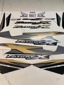 Bộ tem Future X Fi 2011 màu đen hàng nhập Thái Lan chất lượng cao dành riêng cho dòng xe này tem in lụa màu sắc cực đẹp và bềngiá bán cực tốt bán lẻ như bán sỉ