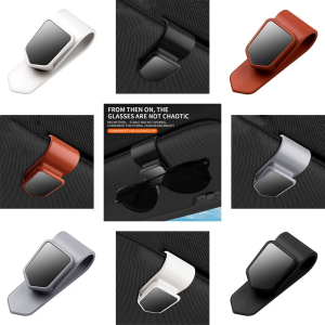 Auto Sun Visor Glasses Holder Sunglasses Case Car Clip Card Ticket Holder Mount Car Sun Visor Glasses Clip Car storage Holder