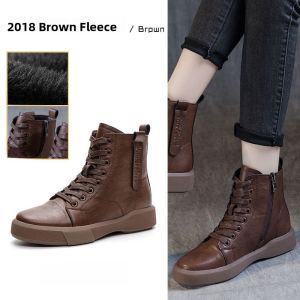 SHIPAILUO | Casual Style Martin Boots Womens Spring Short Thick Bottom Skin Knight Boots Versatile Female Shoes Comfortable Warm Rubber Sole