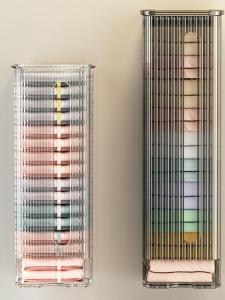 Kitchen Drawer Organizer Plastic Bag Collector Cover Lid Drawstring Trash Bag Storage Box Underwear Organizer PE Material