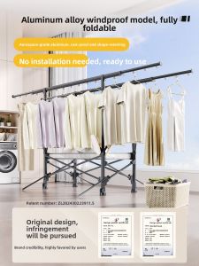 XIAJIANNA | Folding Windproof Sturdy Clothes Drying Rack